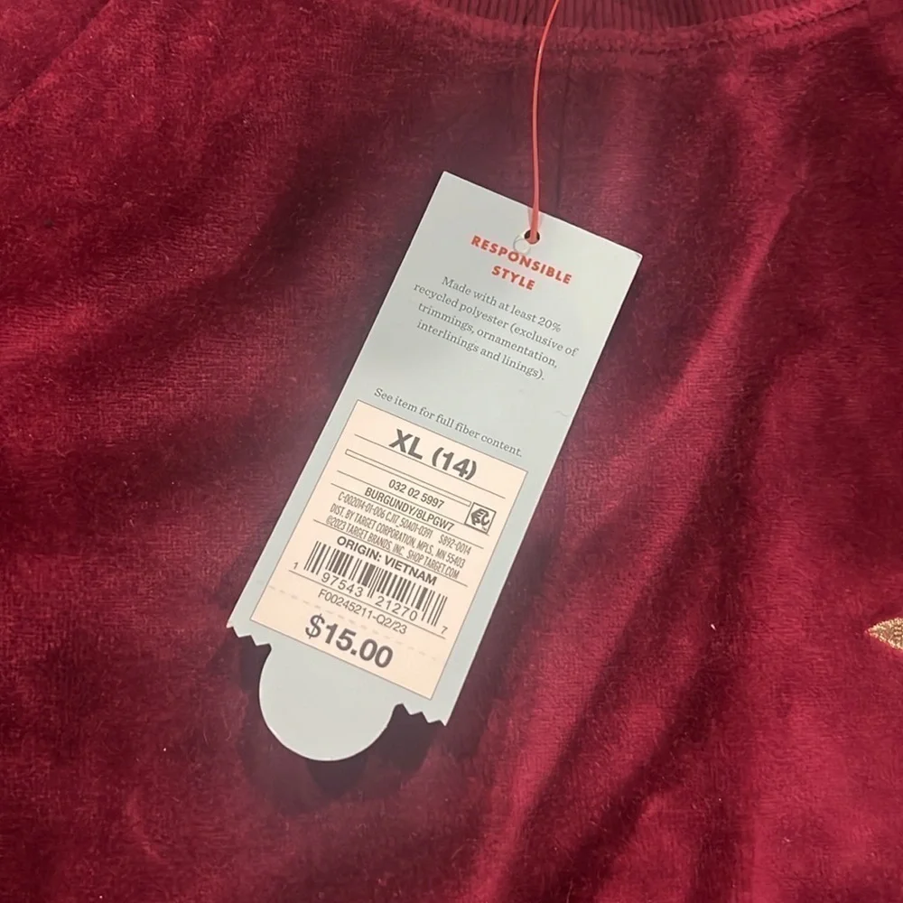 Cat & Jack Valore sweater. Size XL (14/16) NWT. - Picture 4 of 6